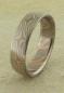 Preview: Mokume Gane Wabi Sabi Sterne Ring in Rotgold Palladium Silber